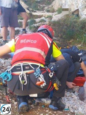 Rescatado en helicóptero tras sufrir insolación durante excursión en Liébana