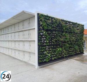 Finaliza la ampliación del cementerio de Ciriego con 704 nichos adicionales