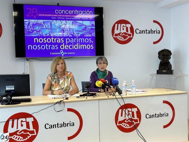 Solicitan que Cantabria brinde atención integral a todas las mujeres que opten por un aborto voluntario, según la Comisión 8M.