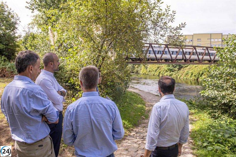 Comienzo de las obras de la vía auxiliar de Feve en Torrelavega programado para finales de año o principios del próximo