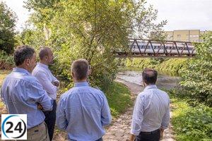 Comienzo de las obras de la vía auxiliar de Feve en Torrelavega programado para finales de año o principios del próximo