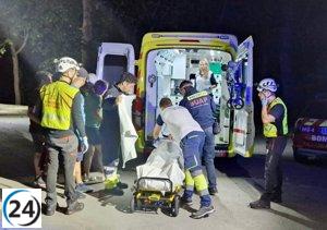 Joven de 16 años rescatada en Camaleño tras fracturarse el fémur en la vía ferrata.