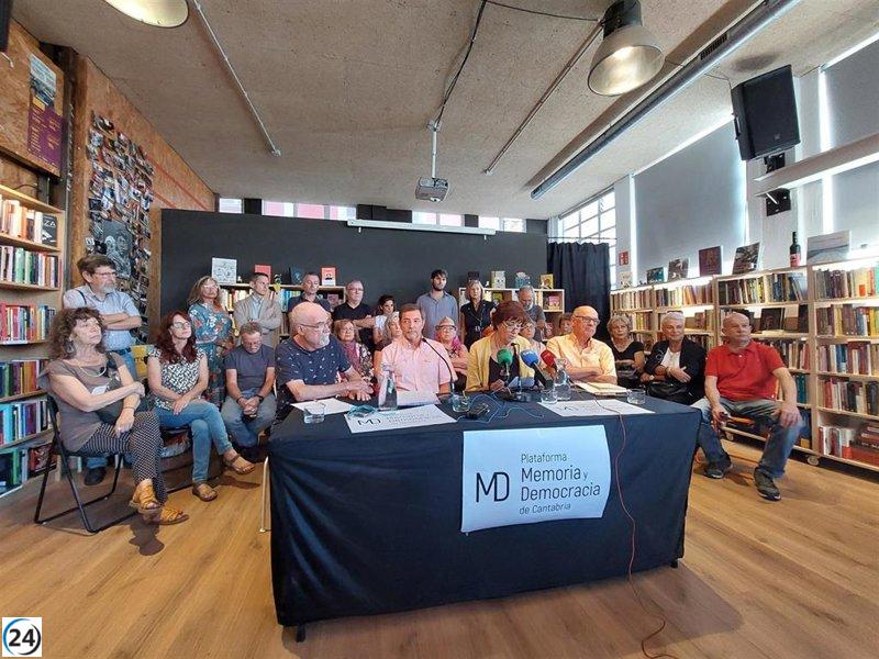 La Ley de Memoria de Cantabria cuenta con el apoyo de 65 organizaciones y 800 ciudadanos en una nueva Plataforma de Defensa.
