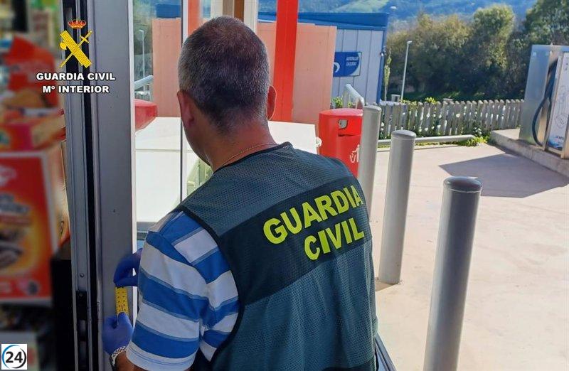 Arrestado el supuesto perpetrador de un robo en una estación de servicio en Sobarzo