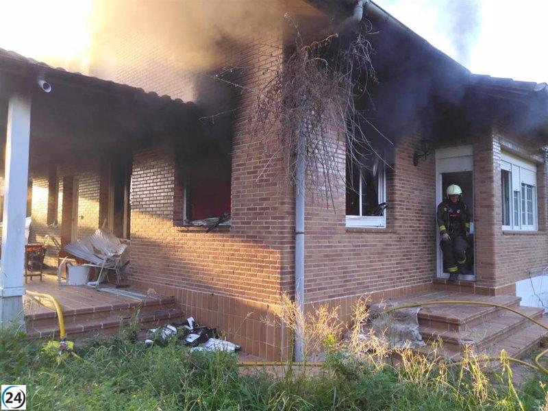Grave incendio en Noja deja cuantiosos daños en vivienda