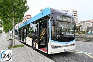 El transporte urbano de Santander registra un aumento del 21,5% en número de pasajeros hasta agosto, alcanzando los casi 13 millones