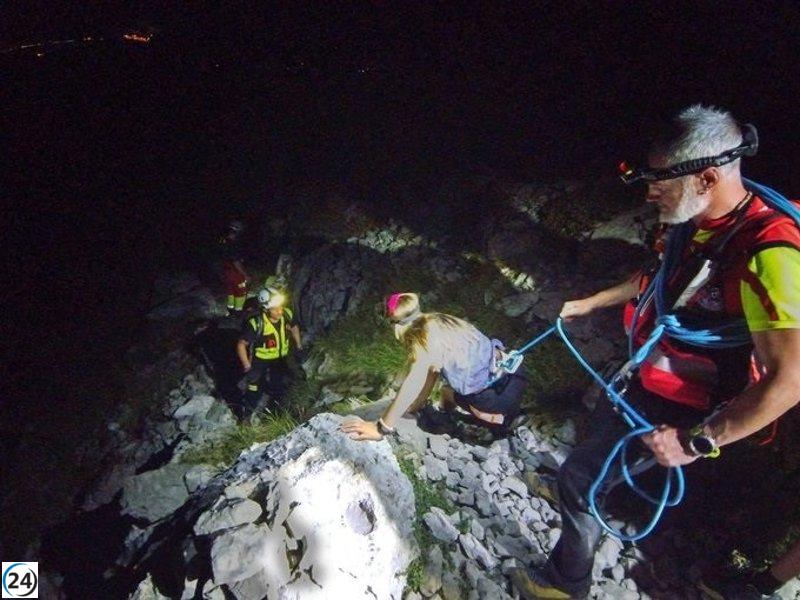 Exitosa operación de salvamento de dos excursionistas perdidos en la emblemática senda de los Ojos del Diablo