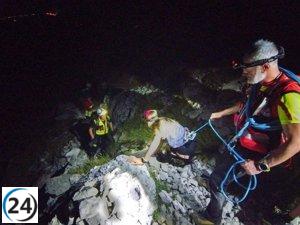 Exitosa operación de salvamento de dos excursionistas perdidos en la emblemática senda de los Ojos del Diablo