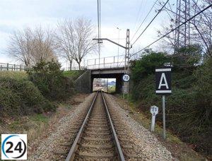 Avanzan las labores para reanudar el tráfico ferroviario entre Lantueno y Reinosa