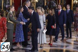 Buruaga muestra su apoyo en Madrid durante el Día de la Fiesta Nacional