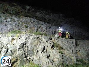 Tres personas rescatadas tras salir de una cueva en Voto