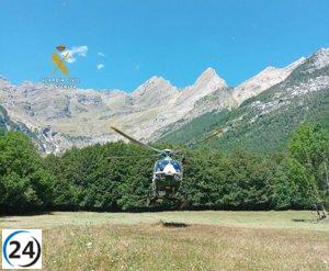 Rescatado en el Pirineo un valiente senderista proveniente de Cantabria