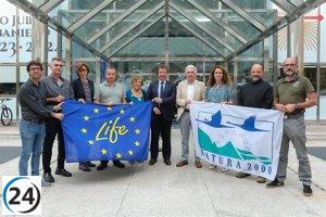Cantabria ampliará su proyecto LIFE y recuperará 500 hectáreas más invadidas por plumero