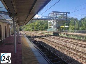 Interrupción en la estación de tren de Mar provoca cierre de vía durante 90 minutos