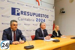 Se invierte más del 50% del presupuesto de Cantabria para 2024 en Sanidad y Educación, disminuyendo la deuda.