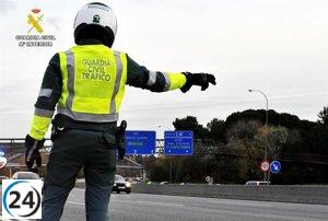Conductor ebrio desafía el sentido de la A-8 durante 23 kilómetros antes de ser arrestado