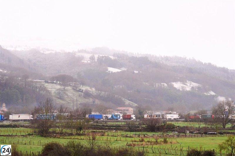 Cantabria registra cinco temperaturas mínimas por debajo de cero grados