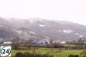 Cantabria registra cinco temperaturas mínimas por debajo de cero grados