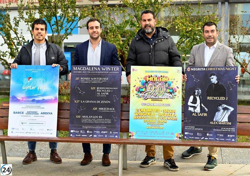 Festival 'Magdalena Winter' se llena de nostalgia con artistas como Recycled J, La Granja de Zenón y 'Molan los 90'
