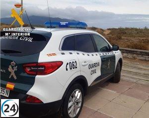 Una pareja arrestada tras perpetrar cinco robos en los garajes de Sarón y La Penilla de Cayón en 2022.