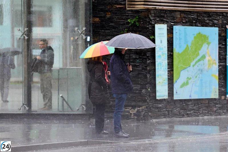 Cuatro localidades cántabras lideran el ranking nacional de precipitaciones este sábado