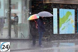 Cuatro localidades cántabras lideran el ranking nacional de precipitaciones este sábado