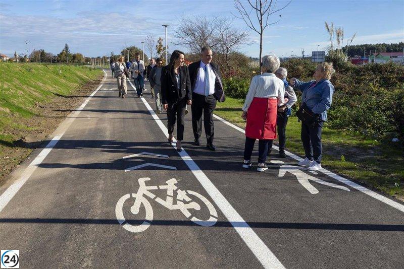 Apertura del nuevo recorrido compartido para bicicletas y peatones entre Santa Cruz de Bezana y Mompía