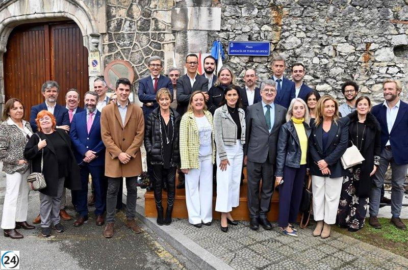 Santander honra a los abogados del turno de oficio con una plaza dedicada a ellos