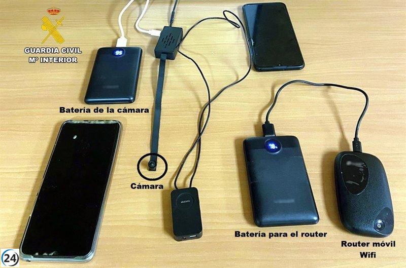 Estudiante sorprendido utilizando dispositivos electrónicos durante el examen de licencia de camionero