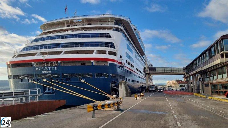 Santander cierra una exitosa temporada de cruceros con el 'Bolette' y más de 23,800 pasajeros en 17 paradas.