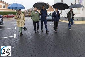 El barrio Insa de Tanos se transforma gracias a una inversión de 360.000 euros.