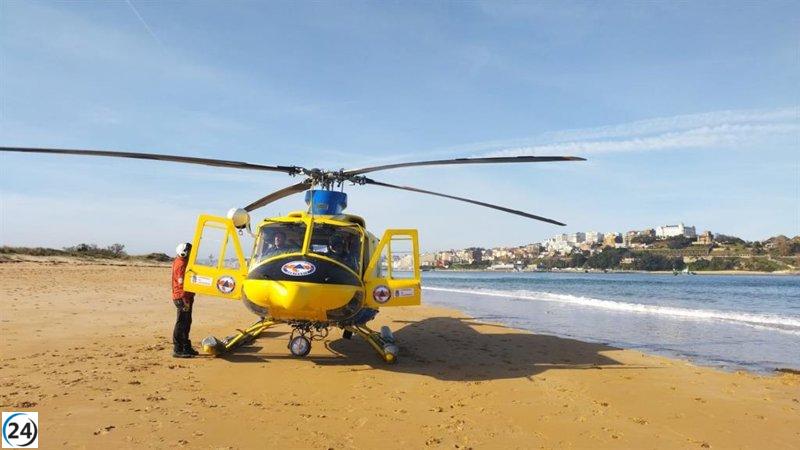 Trágico fallecimiento de un hombre durante una travesía en kayak en la playa del Puntal