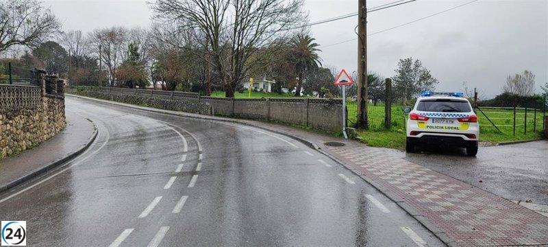 Conductor detenido tras atropellar a un matrimonio y huir invadiendo la acera en Camargo