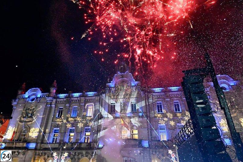 Santander brilla con 3,2 millones de luces para celebrar la Navidad.