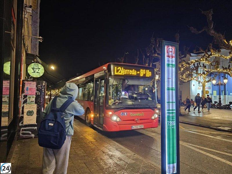 Cartes contará con el servicio del Torrebus a partir del 23 de diciembre.