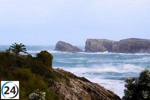 Alerta naranja en Cantabria el miércoles debido a fenómenos costeros