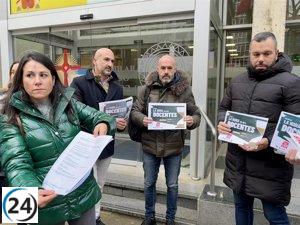 Docentes reclaman 2.700 firmas en apoyo a mejoras salariales y laborales al Ministerio de Educación