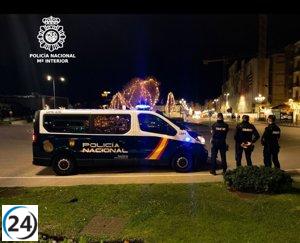 Fuerte presencia policial en las celebraciones de Nochevieja y Año Nuevo para garantizar la seguridad