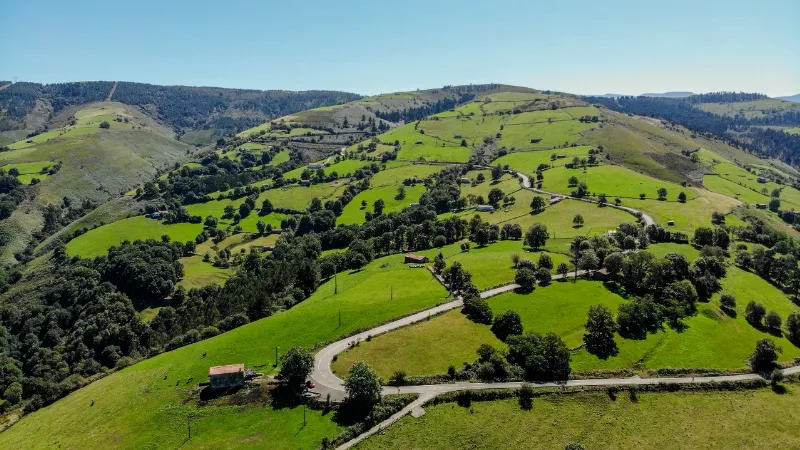 El paisaje único de los valles Pasiegos