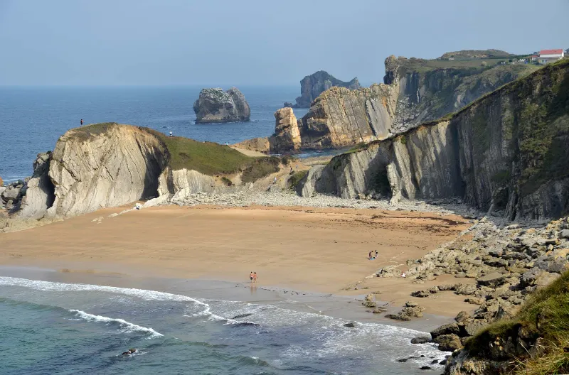 Los acantilados de la costa cantábrica